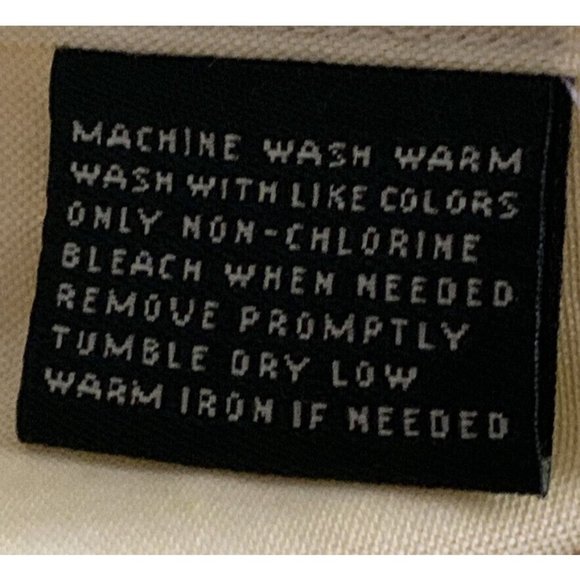 LAUREN Ralph Lauren Dress Shirt Sz 16 33/33 Yellow Button-Up Non Iron *VGUC - Picture 9 of 10